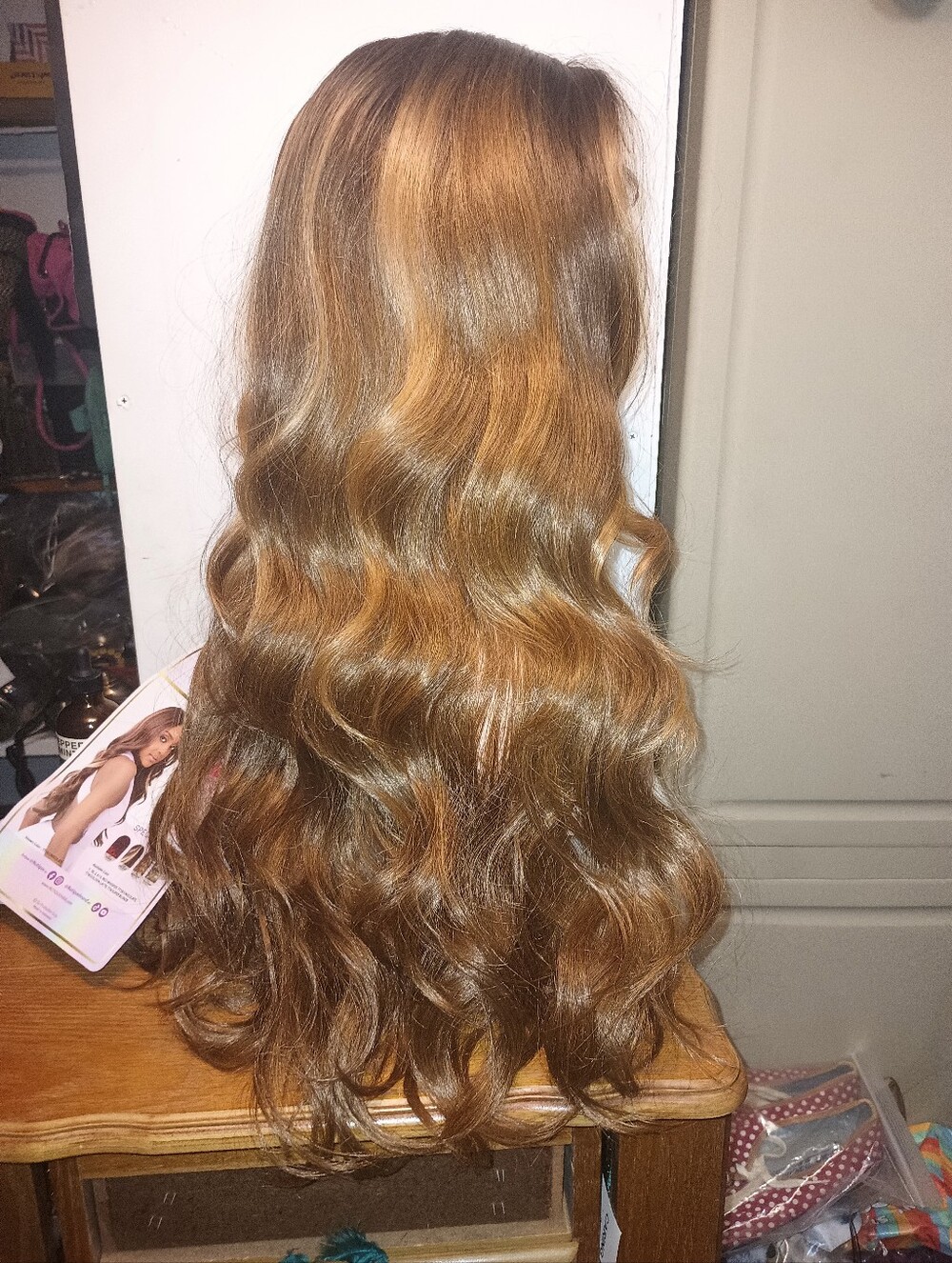 Brown Wavy Women's Hairpiece - Premium Natural-Look Wig